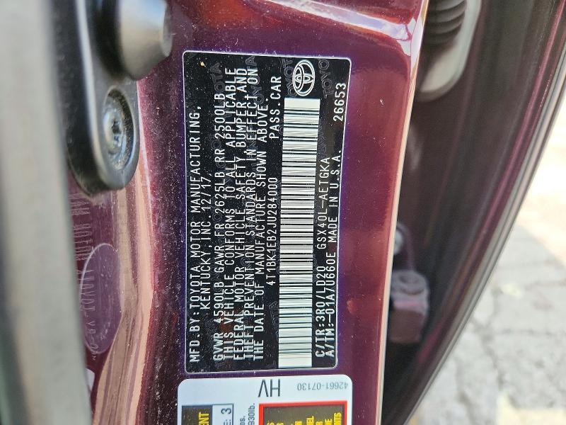 Продаж на аукціоні авто 2018 Toyota Avalon, vin: 4T1BK1EB2JU284000, номер лоту: 68675376