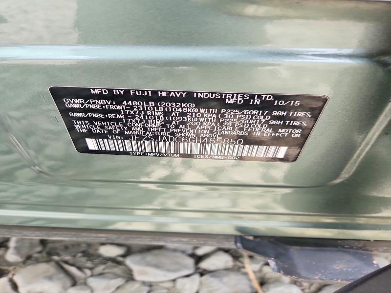 Aukcja sprzedaży 2016 Subaru Forester, vin: JF2SJADC6GH465850, numer aukcji: 69092616