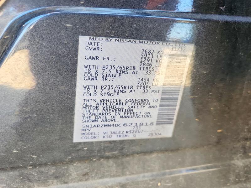 Aukcja sprzedaży 2013 Nissan Pathfinder, vin: 5N1AR2MN4DC621818, numer aukcji: 67542356