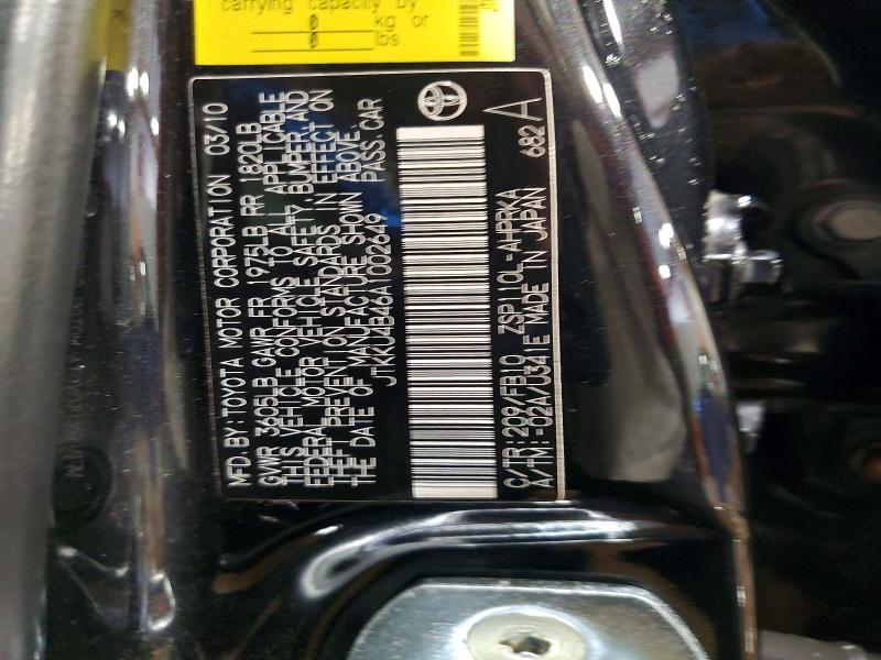 Aukcja sprzedaży 2010 Scion Xd, vin: JTKKU4B46A1002649, numer aukcji: 68837046