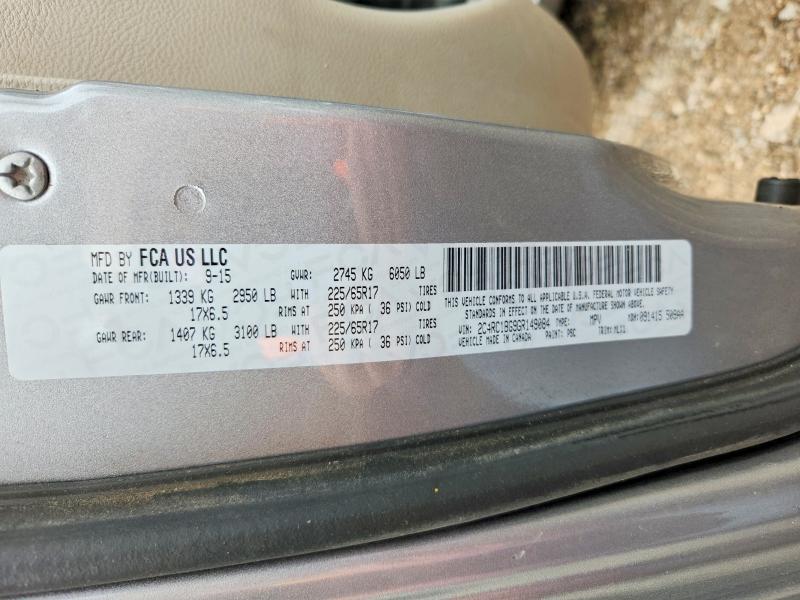 Aukcja sprzedaży 2016 Chrysler Town & Country, vin: 2C4RC1BG9GR149084, numer aukcji: 69372756