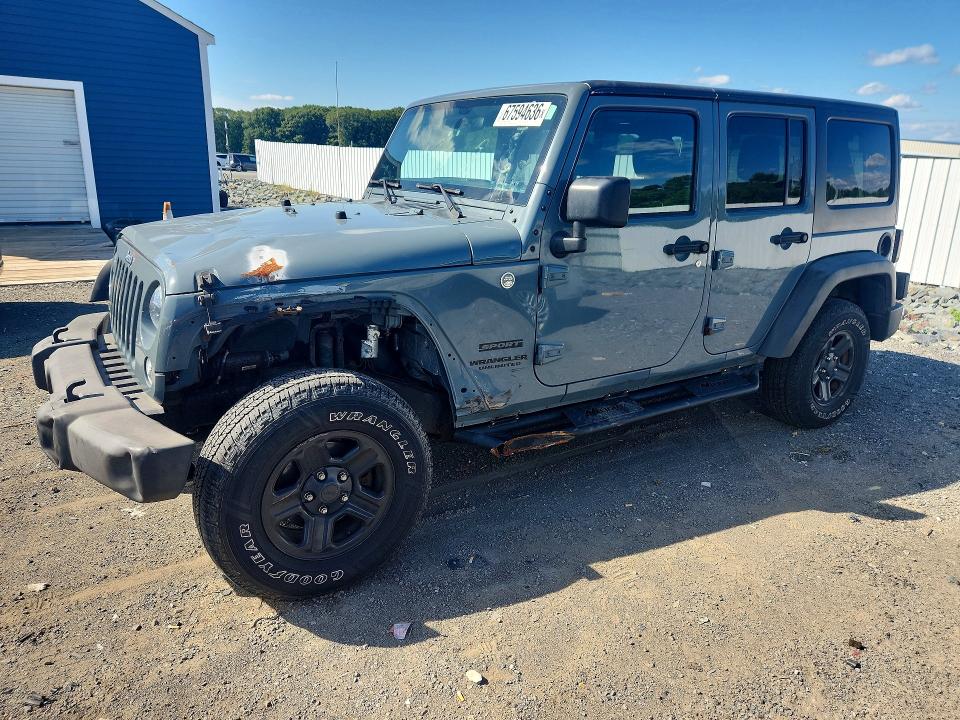 Aukcja sprzedaży 2015 Jeep Wrangler Unlimited, vin: 1C4BJWDG1FL613168, numer aukcji: 67594636