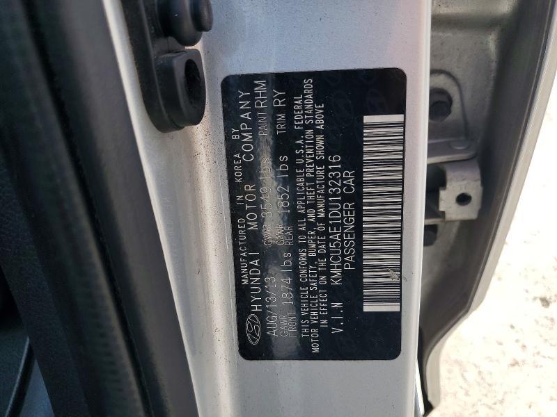 Aukcja sprzedaży 2013 Hyundai Accent, vin: KMHCU5AE1DU132316, numer aukcji: 69502616