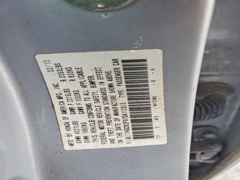 Продажа на аукционе авто 2013 Honda Accord, vin: 1HGCR2F87DA112615, номер лота: 68729426