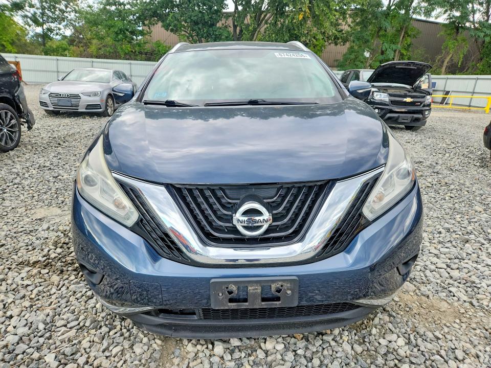 67424206 :رقم المزاد ، 5N1AZ2MH9FN229564 vin ، 2015 Nissan Murano مزاد بيع