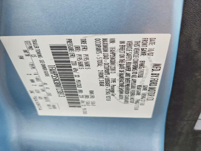 Aukcja sprzedaży 2008 Ford Focus, vin: 1FAHP35N38W123813, numer aukcji: 68799656