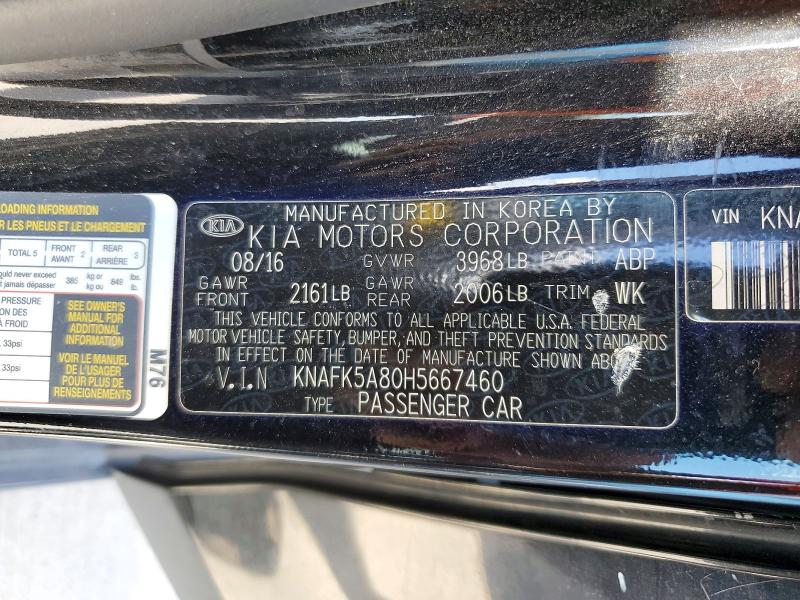 Продажа на аукционе авто 2017 Kia Forte5, vin: KNAFK5A80H5667460, номер лота: 66968466