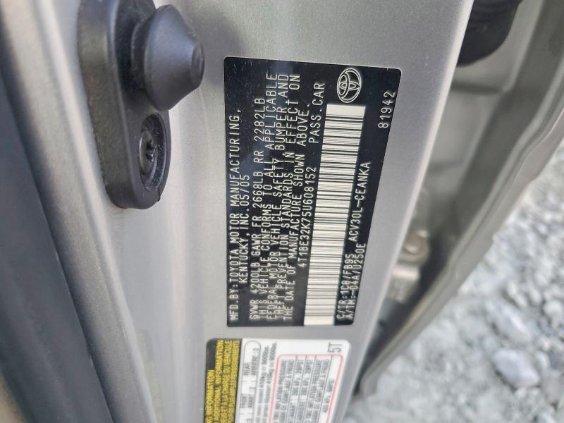Aukcja sprzedaży 2005 Toyota Camry, vin: 4T1BE32K75U608152, numer aukcji: 66196816