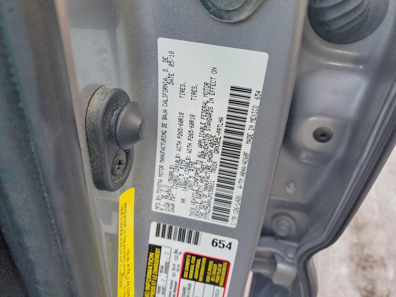 Продажа на аукционе авто 2018 Toyota Tacoma, vin: 3TMGZ5ANXJM158811, номер лота: 70234936