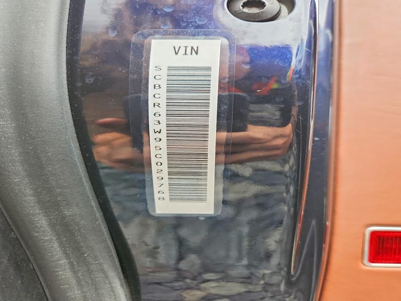 69139576 :رقم المزاد ، SCBCR63W95C029768 vin ، 2005 Bentley Continental مزاد بيع