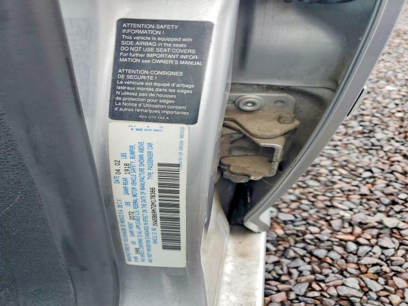 Продажа на аукционе авто 2002 Volkswagen Jetta, vin: 3VWSB69M72M178366, номер лота: 68421176