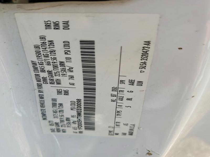 Aukcja sprzedaży 2021 Ford F550, vin: 1FD0X5HT9MEE00098, numer aukcji: 50958546
