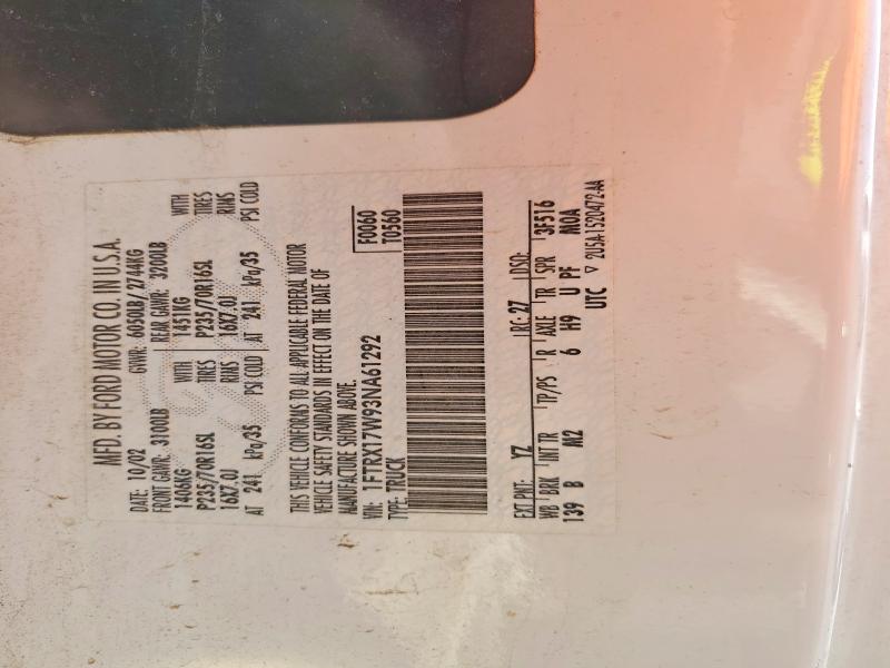 Aukcja sprzedaży 2003 Ford F150, vin: 1FTRX17W93NA61292, numer aukcji: 69544476