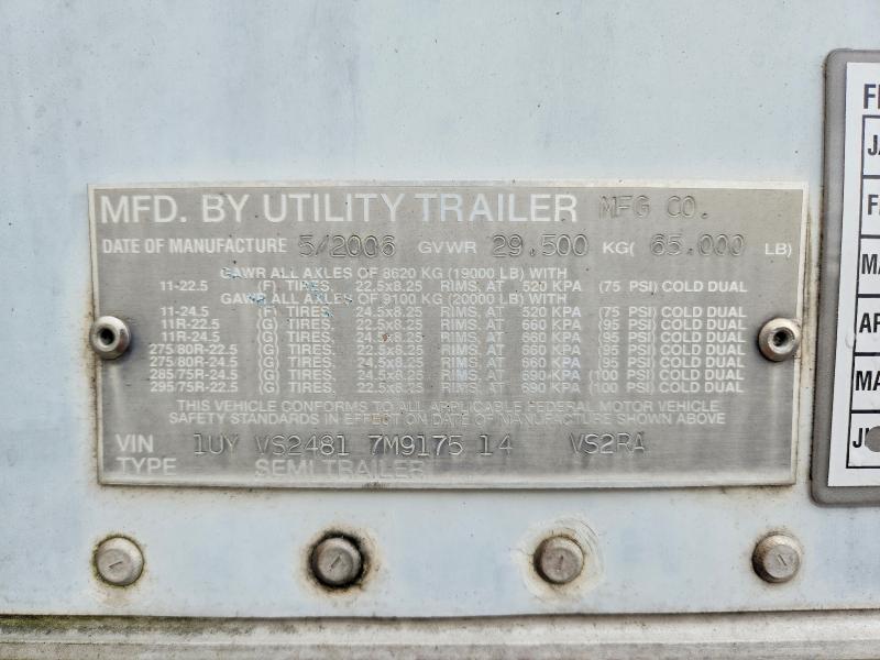 Продажа на аукционе авто 2007 Utility Trailer Vsra Reefe, vin: 1UYVS24817M917514, номер лота: 68583596