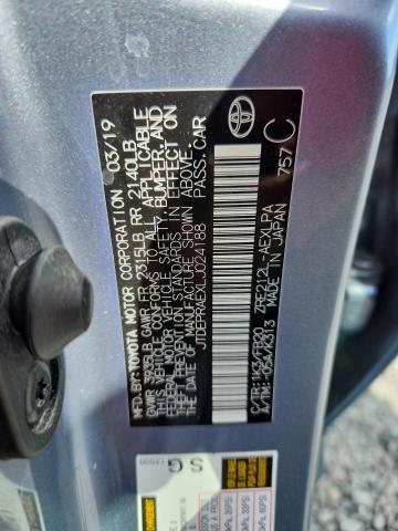 70939746 :رقم المزاد ، JTDEPRAEXLJ024188 vin ، 2020 Toyota Corolla مزاد بيع