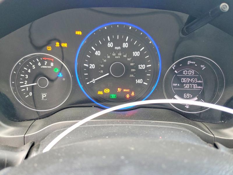 2022 Honda Hr-v მანქანა იყიდება აუქციონზე, vin: 3CZRU6H19NM740320, აუქციონის ნომერი: 69183386