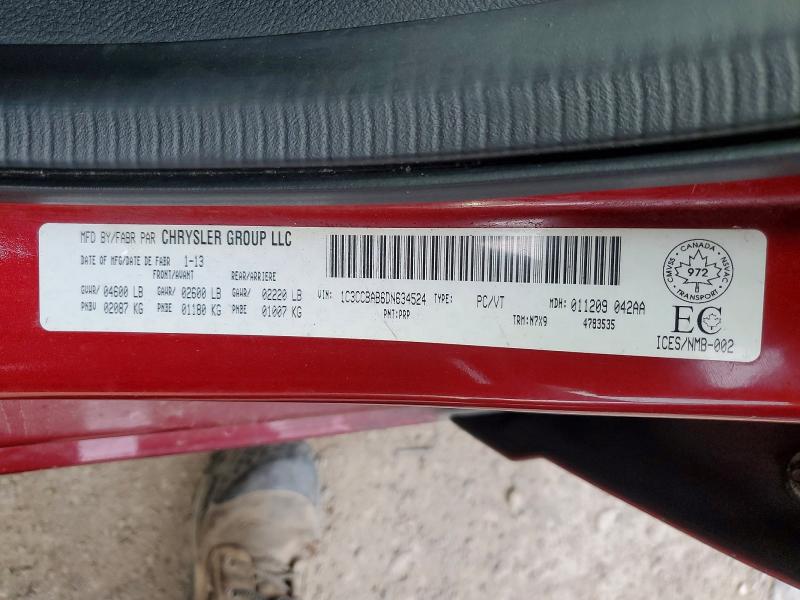 Продаж на аукціоні авто 2013 Chrysler 200, vin: 1C3CCBAB6DN634524, номер лоту: 69801416
