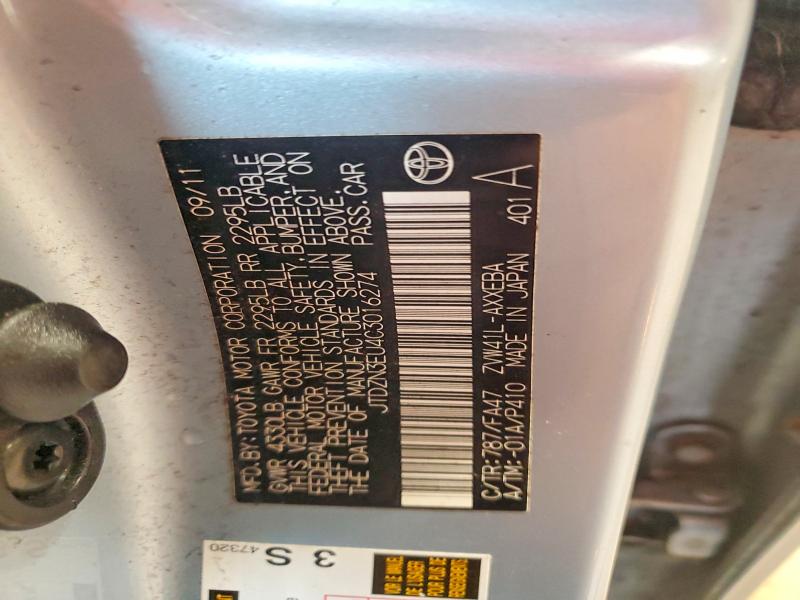 Auction sale of the 2012 Toyota Prius V, vin: JTDZN3EU4C3016274, lot number: 70042846