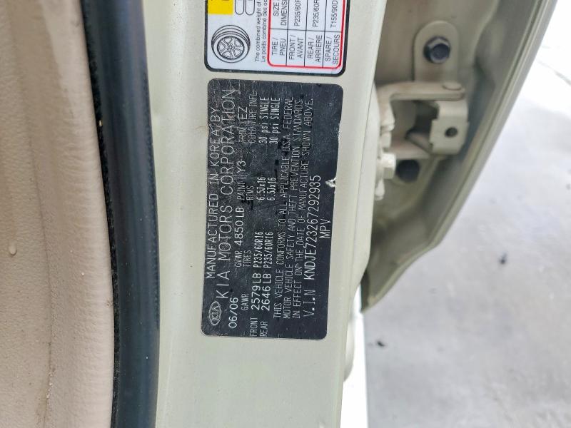 2006 Kia Sportage მანქანა იყიდება აუქციონზე, vin: KNDJE723267292935, აუქციონის ნომერი: 69160646