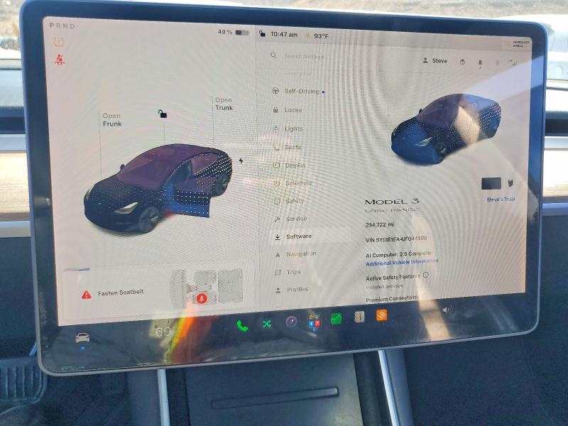 2018 Tesla Model 3 მანქანა იყიდება აუქციონზე, vin: 5YJ3E1EA4JF044298, აუქციონის ნომერი: 68262926