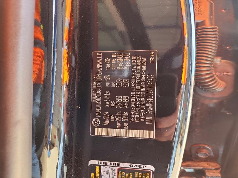 Aukcja sprzedaży 2024 Hyundai Santa Fe, vin: 5NMP54GL2RH043422, numer aukcji: 68336176