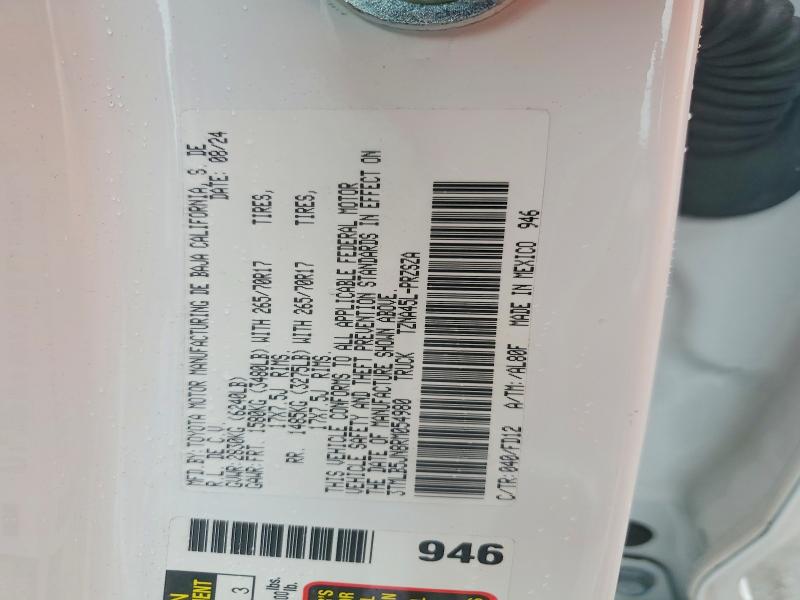 69741636 :رقم المزاد ، 3TMLB5JN8RM054980 vin ، 2024 Toyota Tacoma مزاد بيع