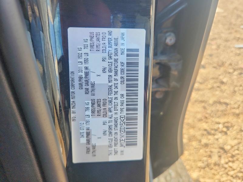 Aukcja sprzedaży 2013 Mazda Mazda2, vin: JM1DE1KY2D0152430, numer aukcji: 67469986
