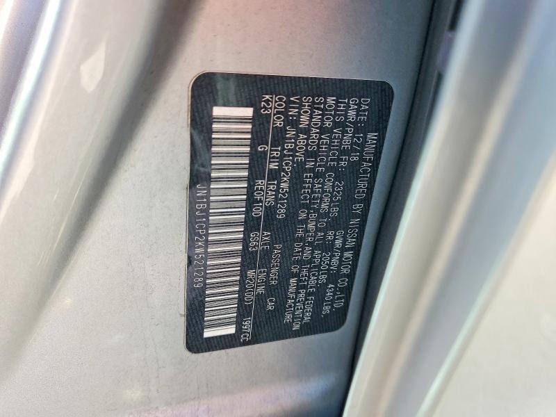 Aukcja sprzedaży 2019 Nissan Rogue Sport, vin: JN1BJ1CP2KW521289, numer aukcji: 68841836