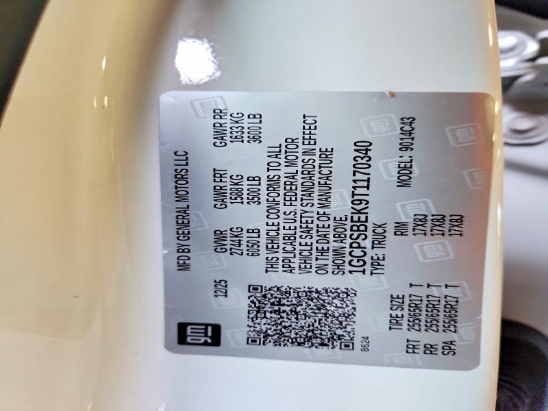 69585946 :رقم المزاد ، 1GCPSBEK9T1170340 vin ، 2026 Chevrolet Colorado مزاد بيع