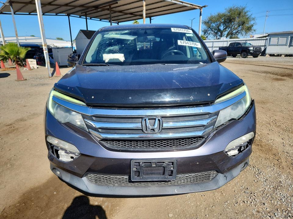 2017 Honda Pilot მანქანა იყიდება აუქციონზე, vin: 5FNYF6H71HB014220, აუქციონის ნომერი: 67043706