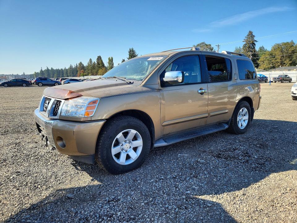 2004 Nissan Armada მანქანა იყიდება აუქციონზე, vin: 5N1AA08B14N703845, აუქციონის ნომერი: 68806256