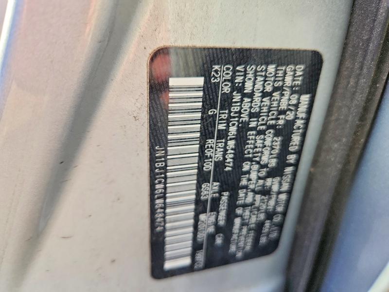 Продаж на аукціоні авто 2020 Nissan Rogue Sport, vin: JN1BJ1CW6LW648474, номер лоту: 68394566