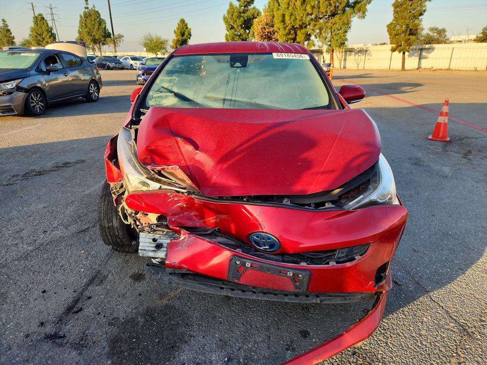 69185456 :رقم المزاد ، JTDKBRFU4H3567968 vin ، 2017 Toyota Prius مزاد بيع