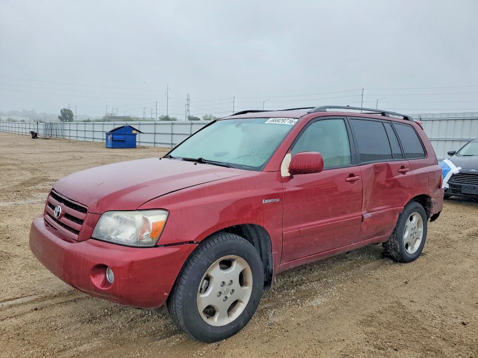 Auction sale of the 2005 Toyota Highlander, vin: JTEDP21AX50072309, lot number: 66929716