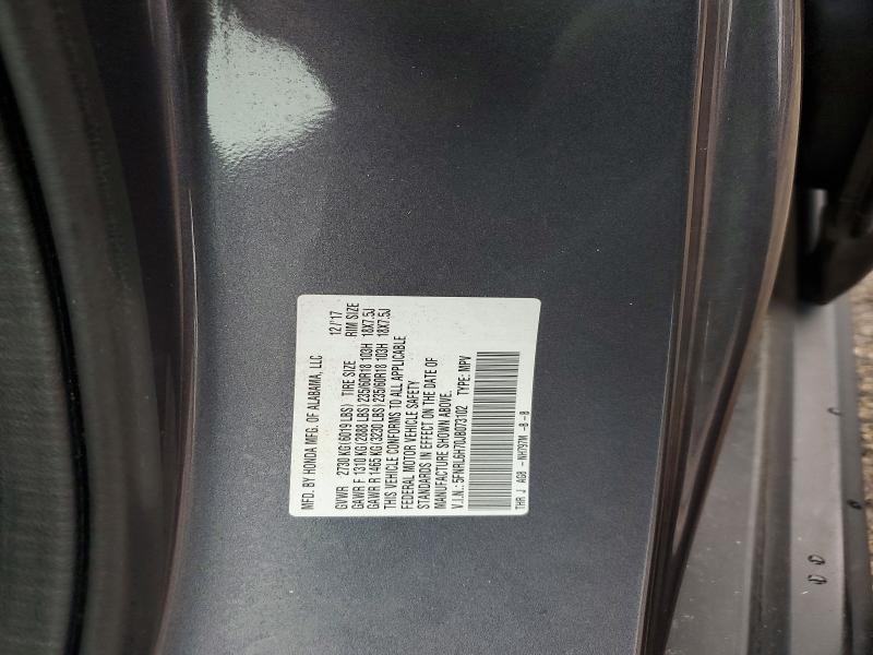 Продаж на аукціоні авто 2018 Honda Odyssey, vin: 5FNRL6H70JB073102, номер лоту: 69081386