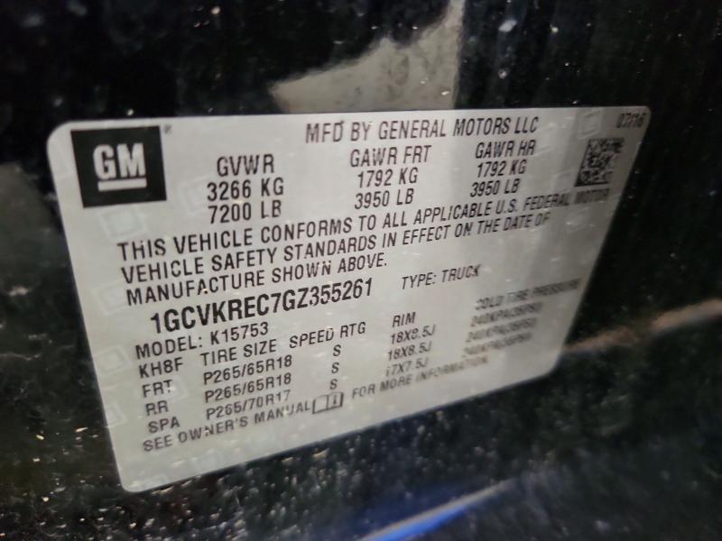 66813756 :رقم المزاد ، 1GCVKREC7GZ355261 vin ، 2016 Chevrolet Silverado مزاد بيع
