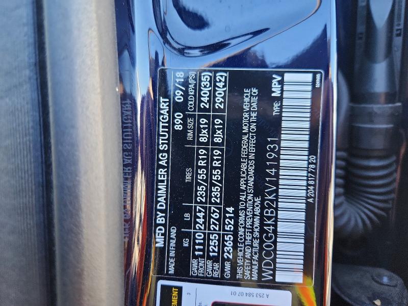 Продаж на аукціоні авто 2019 Mercedes-benz Glc, vin: WDC0G4KB2KV141931, номер лоту: 66858986