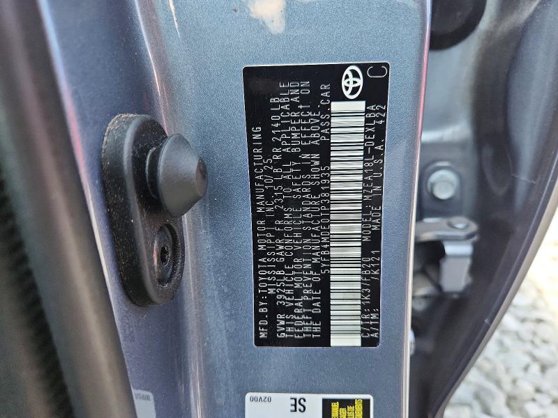 67823756 :رقم المزاد ، 5YFB4MDE0TP381935 vin ، 2026 Toyota Corolla مزاد بيع