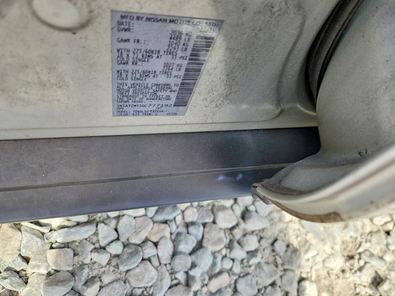 2016 Nissan Rogue მანქანა იყიდება აუქციონზე, vin: 5N1AT2MT5GC777192, აუქციონის ნომერი: 70704156