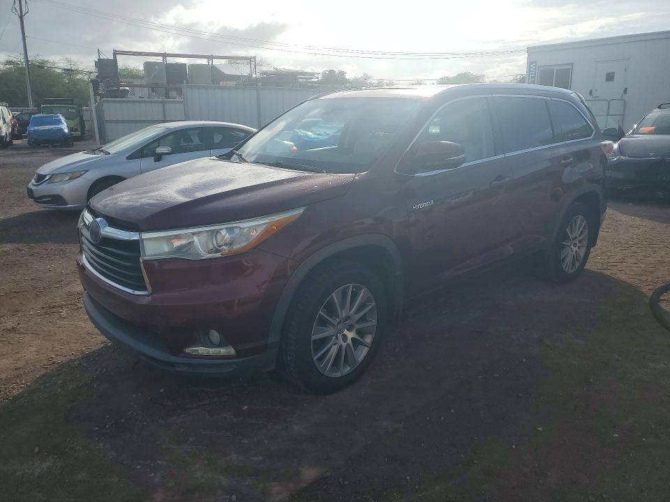 Aukcja sprzedaży 2015 Toyota Highlander Hybrid, vin: 5TDDCRFH2FS007337, numer aukcji: 70186866