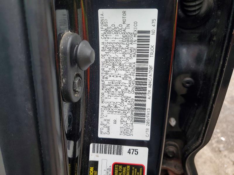 Aukcja sprzedaży 2009 Toyota Tacoma, vin: 3TMLU42N89M025529, numer aukcji: 71103166