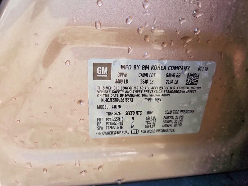 Продажа на аукционе авто 2018 Buick Encore, vin: KL4CJESB9JB616673, номер лота: 68097866