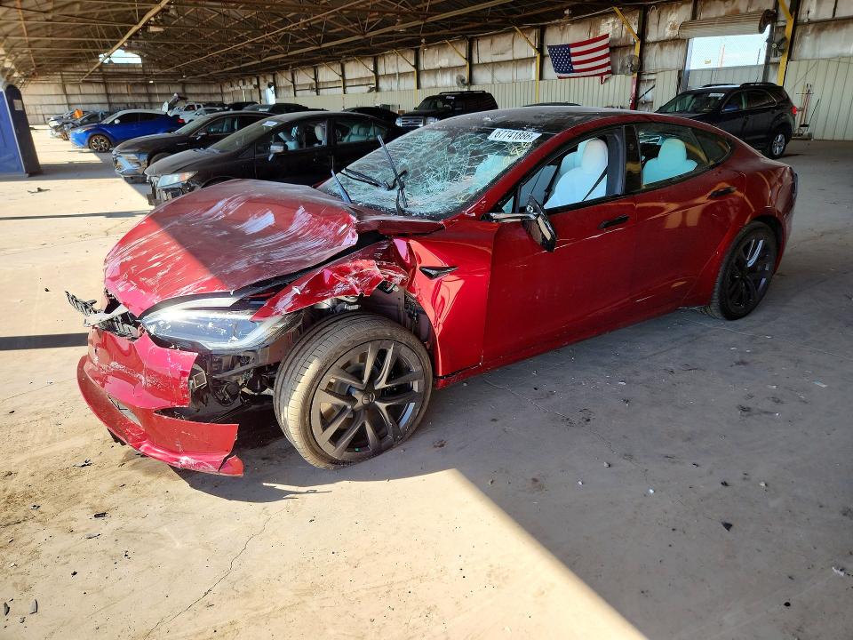 2024 Tesla Model S მანქანა იყიდება აუქციონზე, vin: 5YJSA1E56RF539558, აუქციონის ნომერი: 67741886