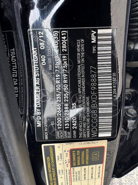 Aukcja sprzedaży 2013 Mercedes-benz Glk, vin: WDCGG8JBXDF988877, numer aukcji: 67870666