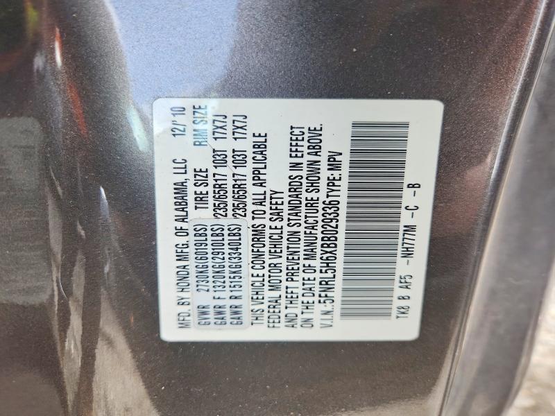 Продаж на аукціоні авто 2011 Honda Odyssey, vin: 5FNRL5H6XBB029336, номер лоту: 70419456