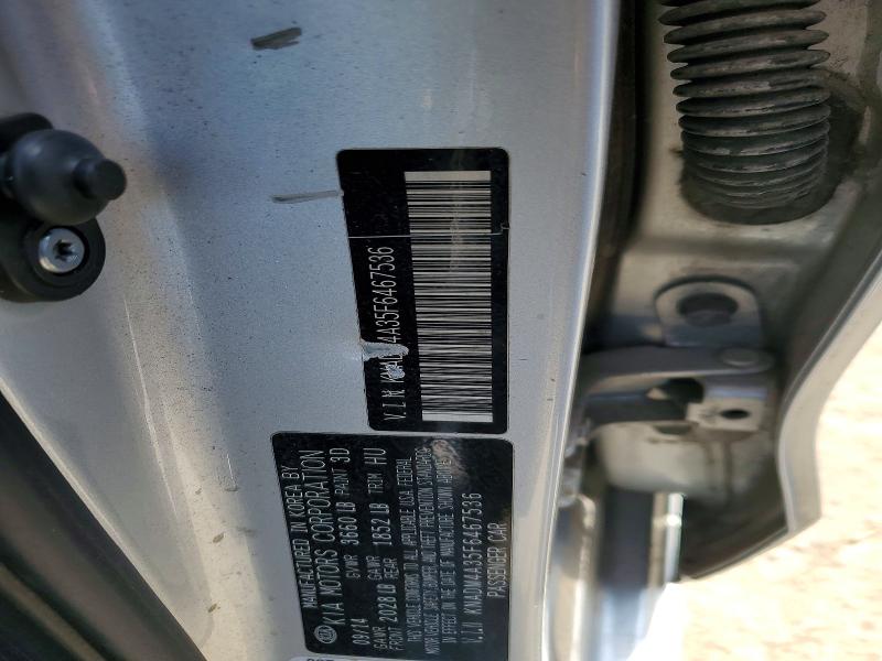 2015 Kia Rio მანქანა იყიდება აუქციონზე, vin: KNADM4A35F6467536, აუქციონის ნომერი: 67202606