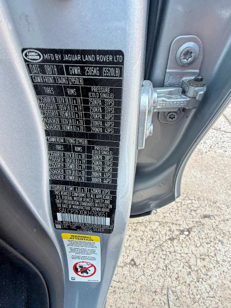 Aukcja sprzedaży 2019 Land Rover Discovery Sport, vin: SALCP2FX0KH783651, numer aukcji: 68264006