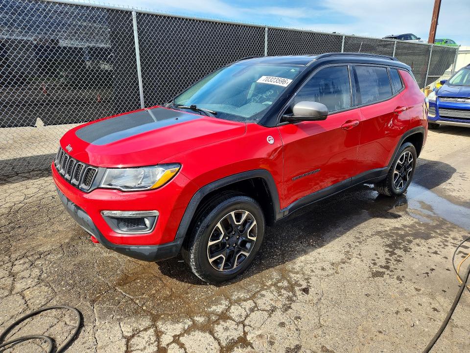 Auction sale of the 2020 Jeep Compass, vin: 3C4NJDDB0LT163261, lot number: 70323596