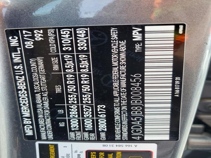 Продажа на аукционе авто 2018 Mercedes-benz Gle, vin: 4JGDA5JB8JB008456, номер лота: 68612216