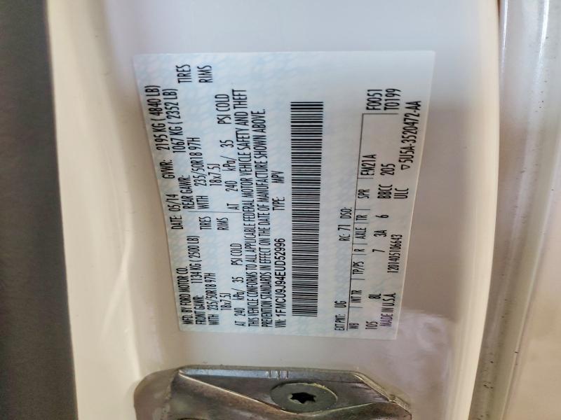 Продаж на аукціоні авто 2014 Ford Escape, vin: 1FMCU9J94EUD52996, номер лоту: 69793236